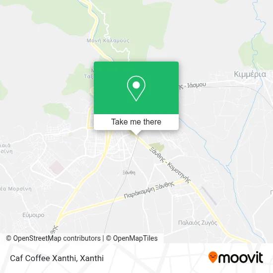 Caf Coffee Xanthi map