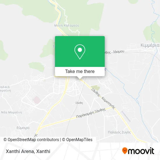 Xanthi Arena map