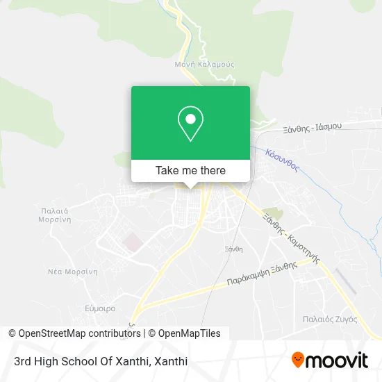 3rd High School Of Xanthi map