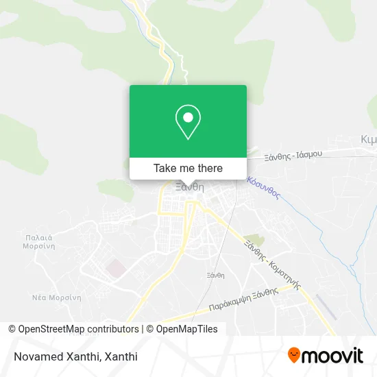 Novamed Xanthi map