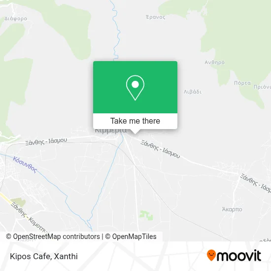 Kipos Cafe map