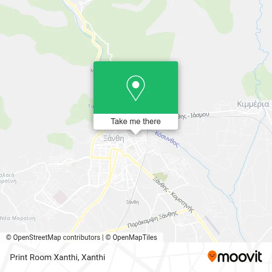 Print Room Xanthi map