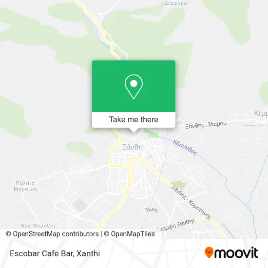 Escobar Cafe Bar map