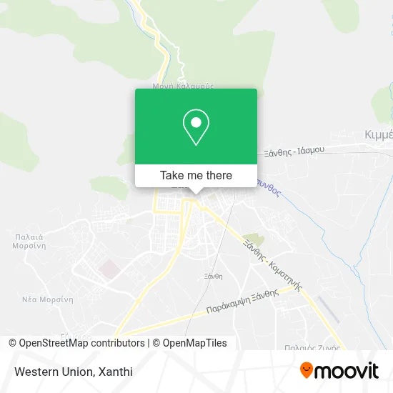 Western Union map