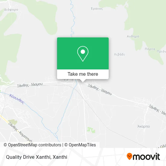 Quality Drive Xanthi map