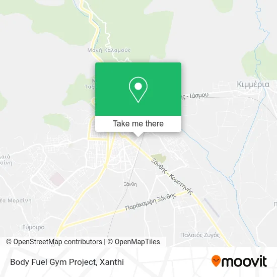 Body Fuel Gym Project map