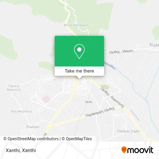 Xanthi map