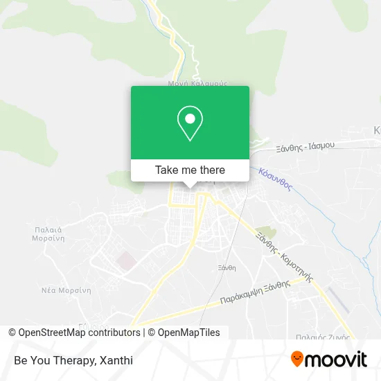Be You Therapy map