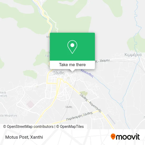 Motus Post map
