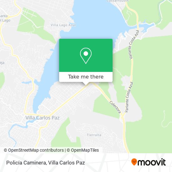 Mapa de Policía Caminera