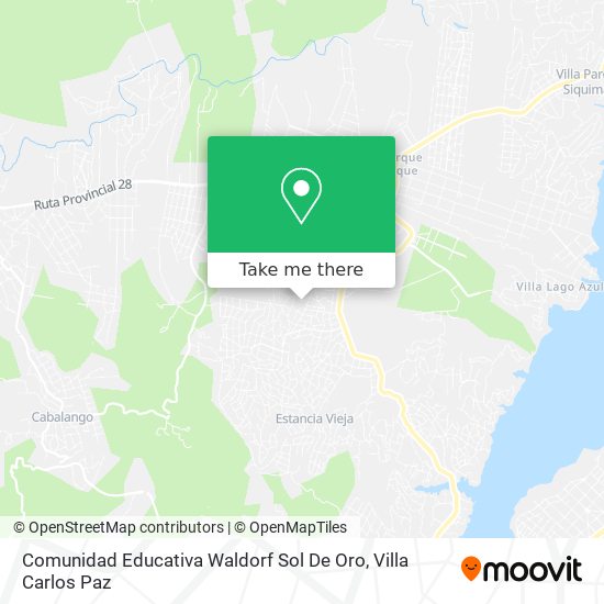 Comunidad Educativa Waldorf Sol De Oro map
