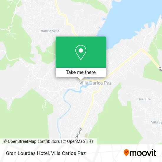 Gran Lourdes Hotel map