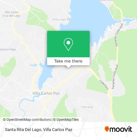Santa Rita Del Lago map