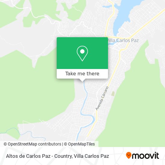 Altos de Carlos Paz - Country map