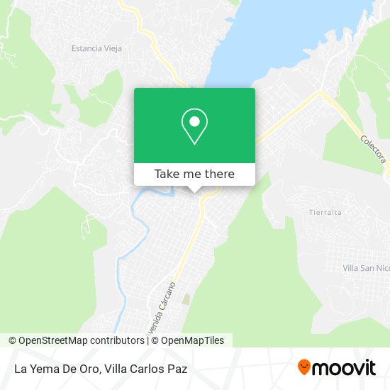 La Yema De Oro map