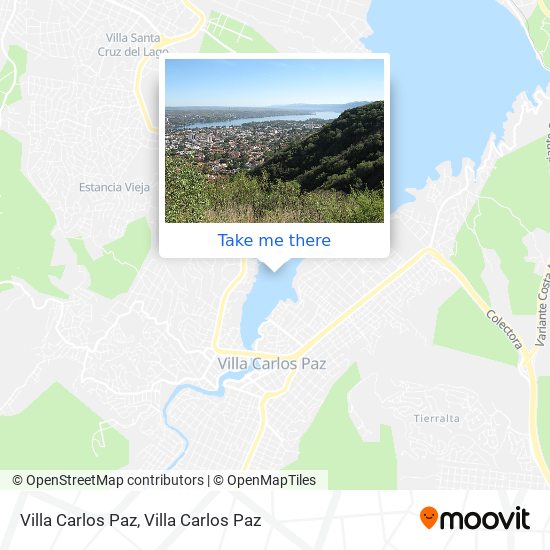 Mapa de Villa Carlos Paz