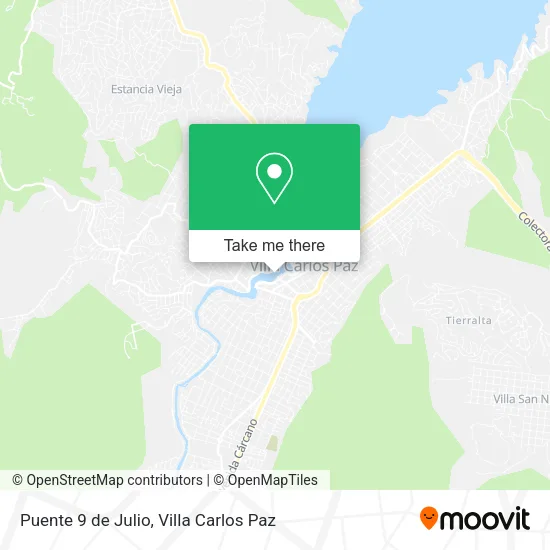 Mapa de Puente 9 de Julio