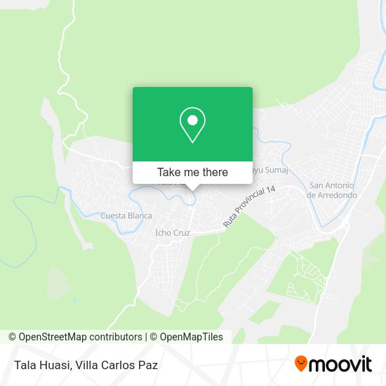 Mapa de Tala Huasi
