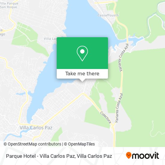 Parque Hotel - Villa Carlos Paz map