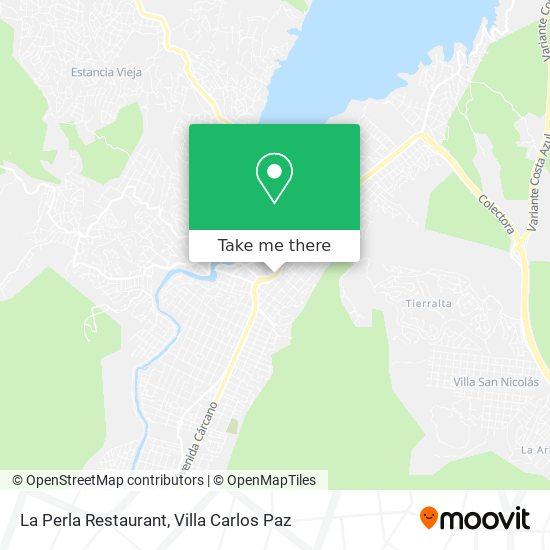 Mapa de La Perla Restaurant