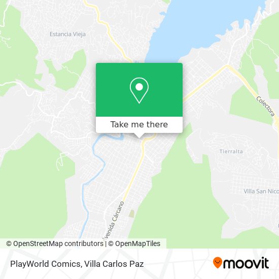 PlayWorld Comics map