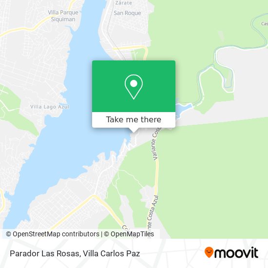 Parador Las Rosas map