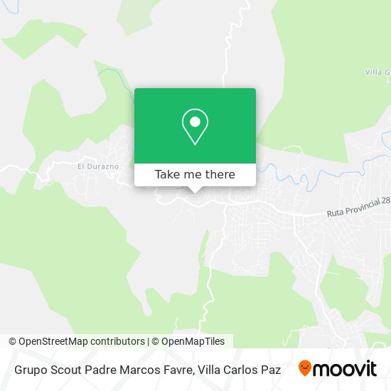Mapa de Grupo Scout Padre Marcos Favre