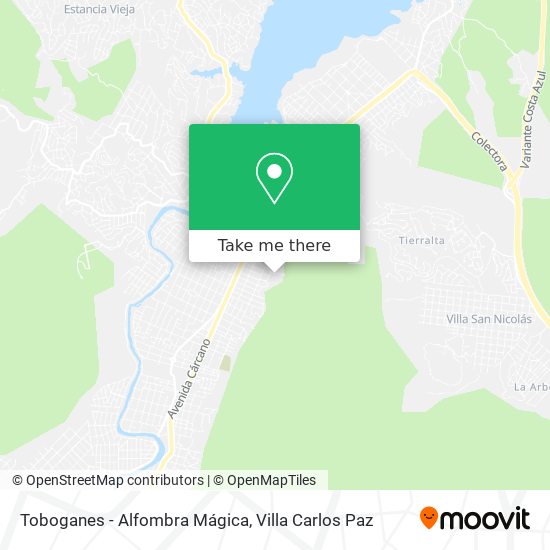 Toboganes - Alfombra Mágica map