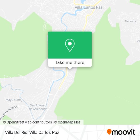 Villa Del Río map