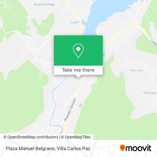 Mapa de Plaza Manuel Belgrano