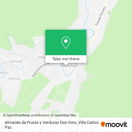 Almacén de Frutas y Verduras Don Gino map