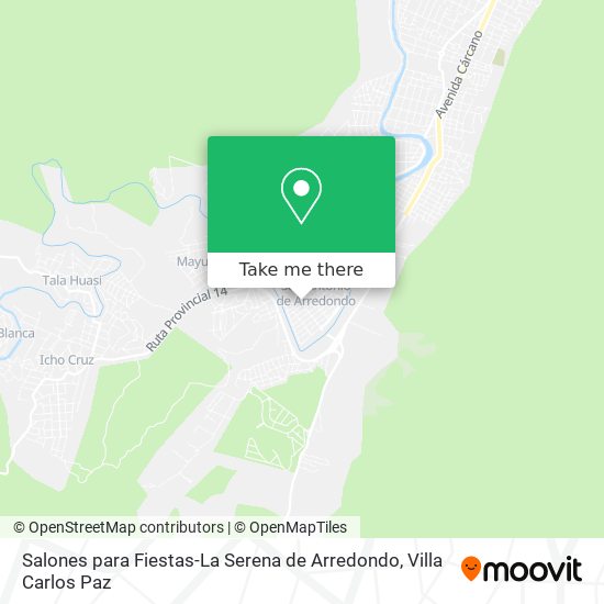 Salones para Fiestas-La Serena de Arredondo map