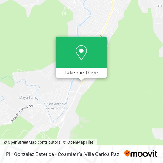Pili Gonzalez Estetica - Cosmiatría map