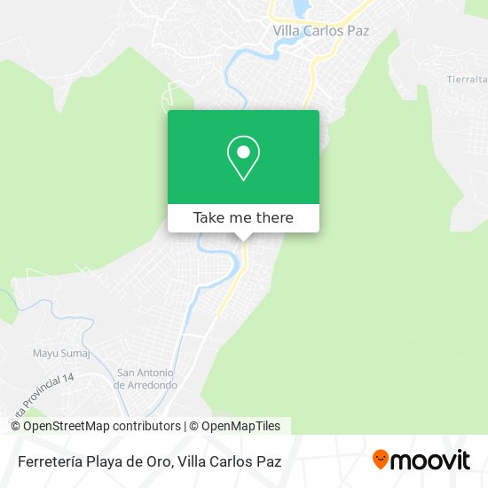 Ferretería Playa de Oro map