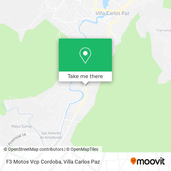 F3 Motos Vcp Cordoba map