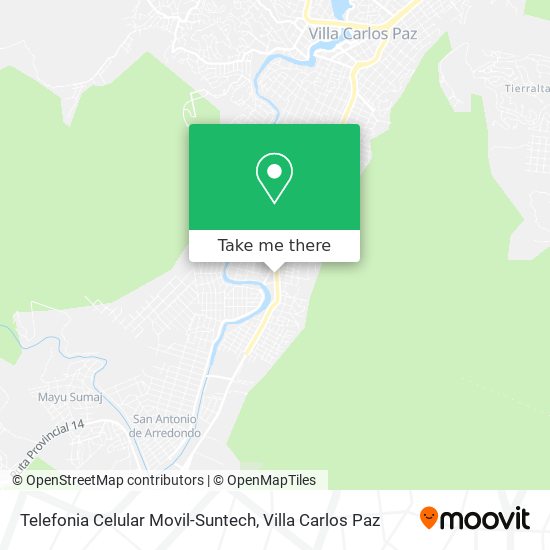 Telefonia Celular Movil-Suntech map