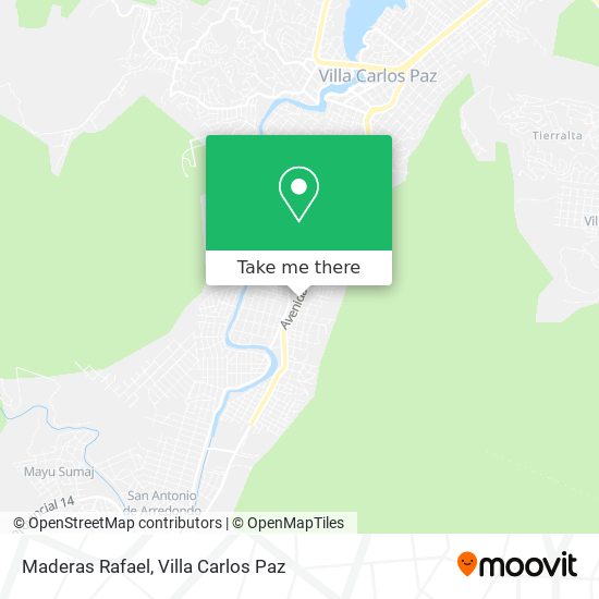 Maderas Rafael map