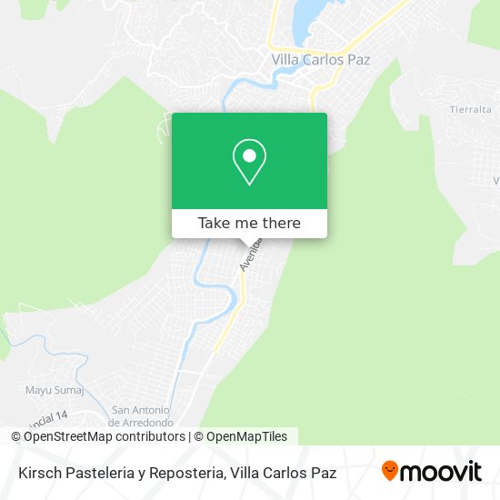 Mapa de Kirsch Pasteleria y Reposteria