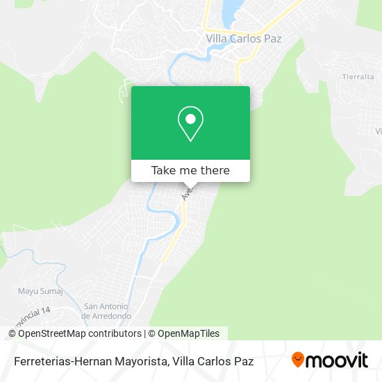 Ferreterias-Hernan Mayorista map