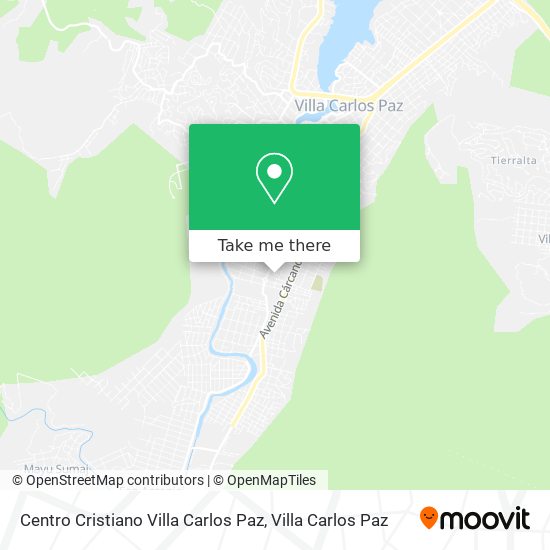 Mapa de Centro Cristiano Villa Carlos Paz