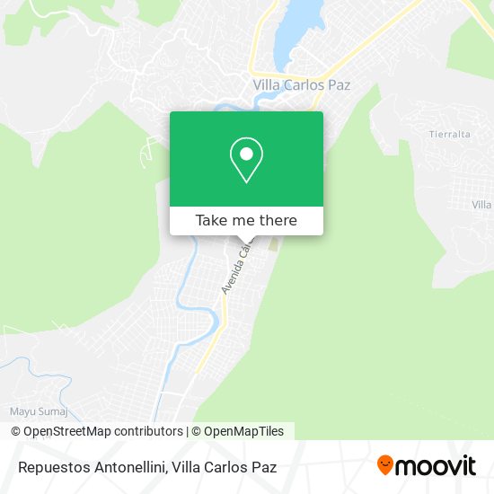 Repuestos Antonellini map