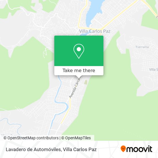Lavadero de Automóviles map
