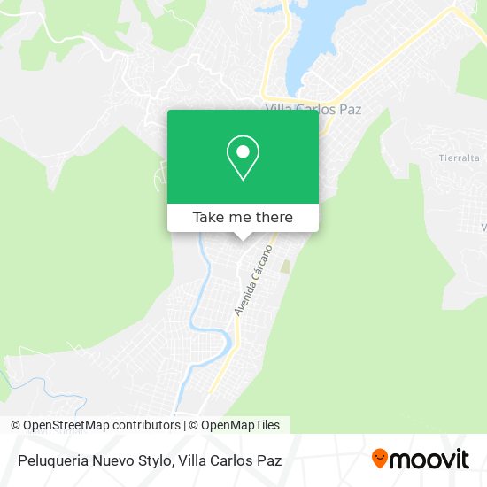 Mapa de Peluqueria Nuevo Stylo