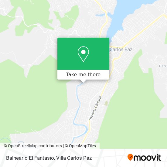 Balneario El Fantasio map