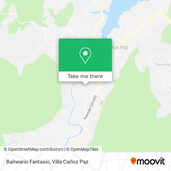 Balneario Fantasio map
