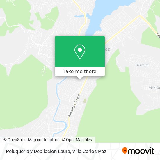 Mapa de Peluqueria y Depilacion Laura