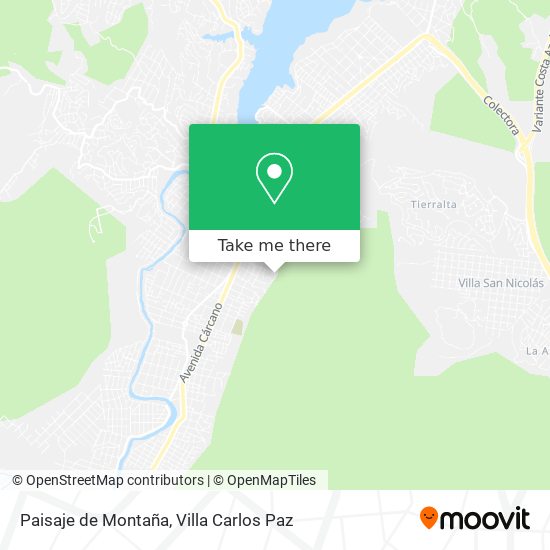 Paisaje de Montaña map