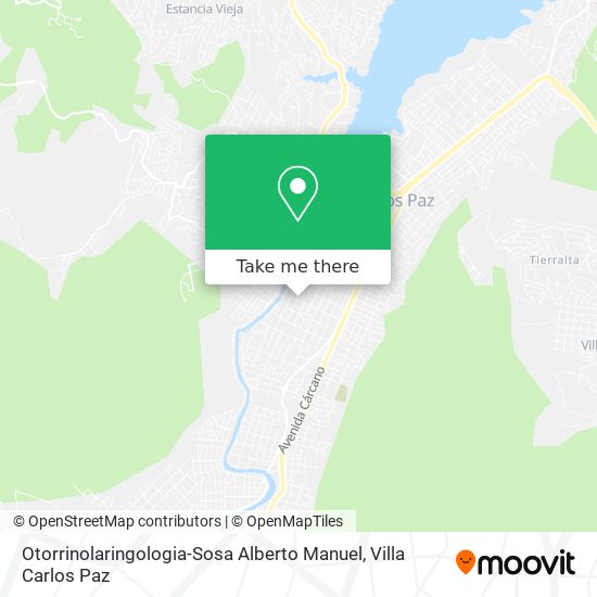 Otorrinolaringologia-Sosa Alberto Manuel map