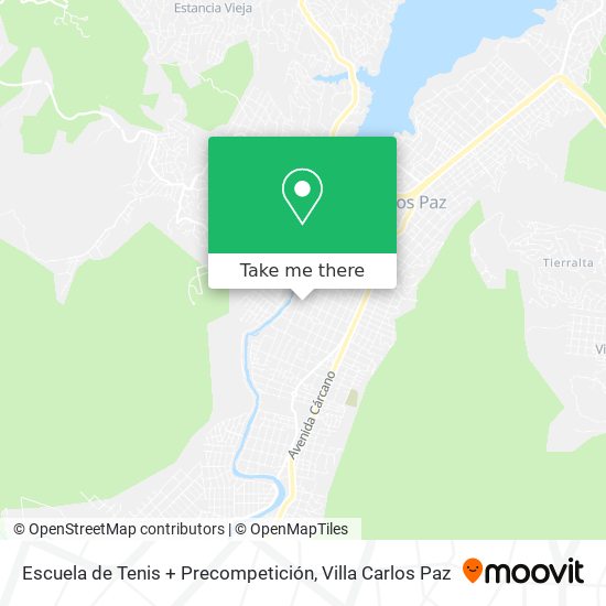 Escuela de Tenis + Precompetición map
