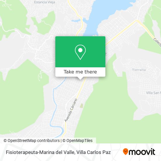 Fisioterapeuta-Marina del Valle map